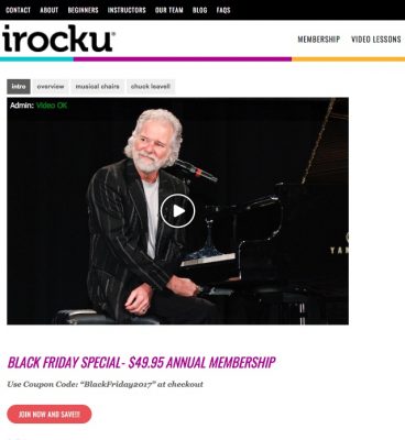 Black Friday Special – Online Piano Lessons